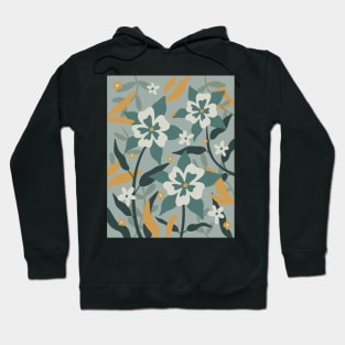 wildflower field - blue tones Hoodie